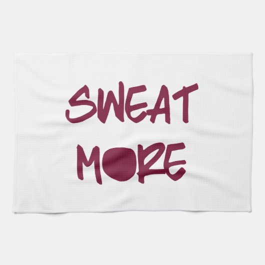 Motivatie uitloopgym theedoek (Horizontaal)