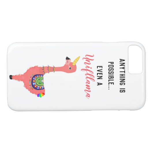 Motivatie Unifllama: Eenhoorn-Flamingo-lama Case-Mate iPhone Case (Achterkant (Horizontaal))