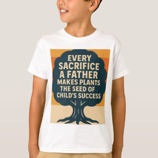 Motivatie Vaderdag Retro Tree DesignT-Shirt T-shirt