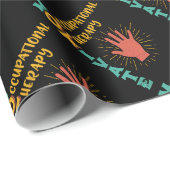 Motivatie van de therapie met een beroep cadeaupapier (Rol Hoek)