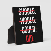 Motivatie van de ustel - zou kunnen vs fotoplaat (Voorkant)