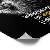 Motivatie van dieren - Winnaars richten zich op he Poster (Hoek)