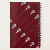 Motivatie van Lacrosse-sport Planner (Achterkant)