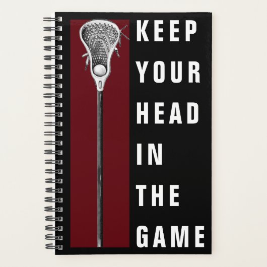 Motivatie van Lacrosse-sport Planner (Voorkant)