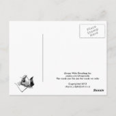 Motivatie van leven briefkaart (Achterkant)