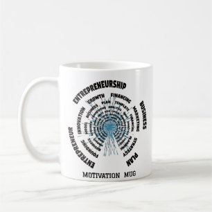 Motivatie van ondernemers koffiemok