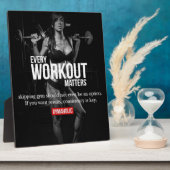 Motivatie van vrouwen - Elke training doet ertoe - Fotoplaat (Zijkant)