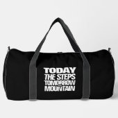 Motivatie Vandaag de Stappen Morgen de Berg Plunjezak (Voorkant)