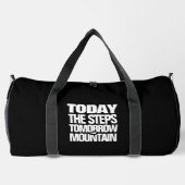 Motivatie Vandaag de Stappen Morgen de Berg Plunjezak (Achterkant)