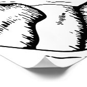 Motivatie vastberaden hart kan bergen verzetten poster (Hoek)