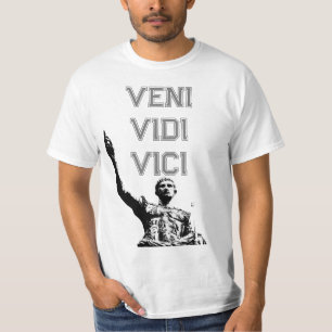Motivatie Veni Vidi Vici Caesar Quote Mannen T-shirt