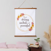 motivatie verklaringen voor levensacceptatie hangend wandkleed (Slaapkamer)