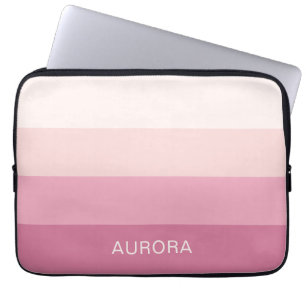 Motivatie verloop met aangepaste naam - laptop sleeve