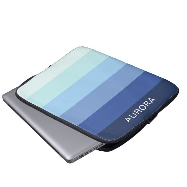 Motivatie verloop met aangepaste naam - laptop sleeve (Voorkant onderkant)