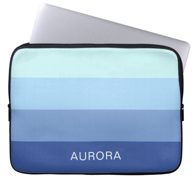 Motivatie verloop met aangepaste naam - laptop sleeve (Voorkant)