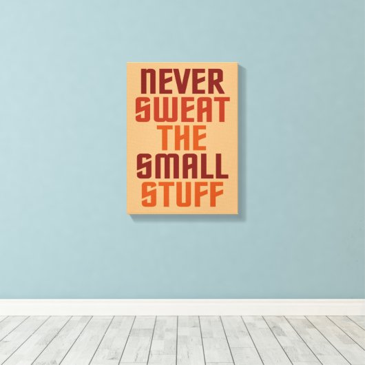 Motivatie verpakte canvasprint canvas afdruk (Insitu (Houten vloer))