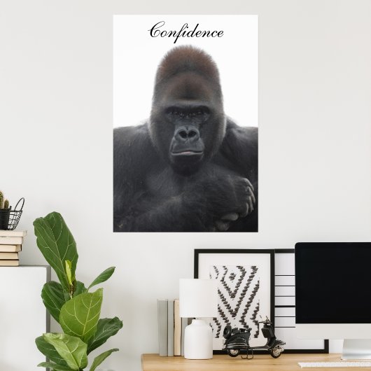 Motivatie vertrouwen poster (Thuiskantoor)