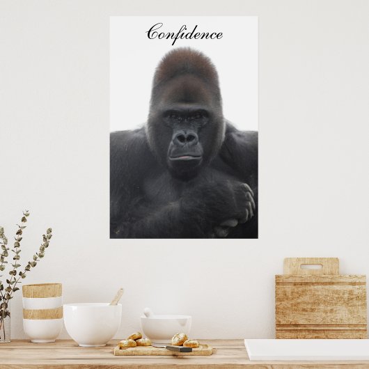 Motivatie vertrouwen poster (Keuken)