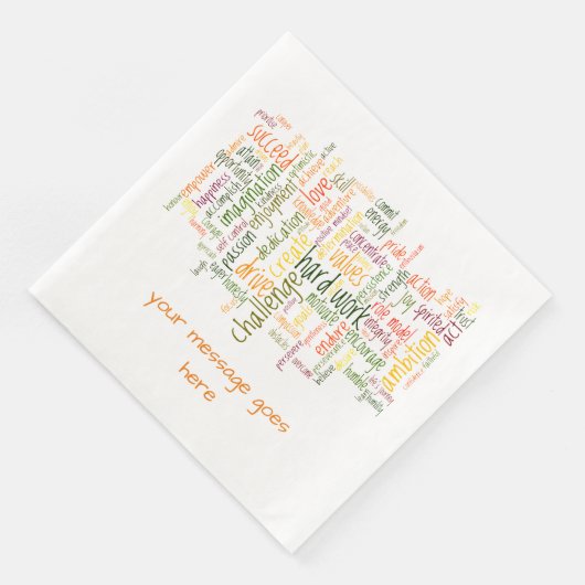 Motivatie Vertrouwensbooster - placebo-effect Servetten (Hoek)