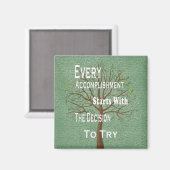 Motivatie verwezenlijking en voltooiing magneet (Voorkant / Achterkant)