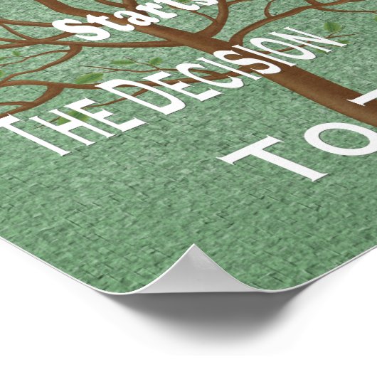 Motivatie verwezenlijking en voltooiing poster (Hoek)