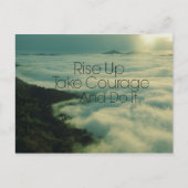 Motivatie verzen uit de Bijbel Briefkaart (Voorkant)