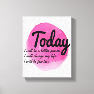 motivatie viabben voor zelfacceptatie canvas afdruk
