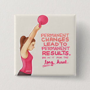 Motivatie Vierkante Button 5,1 Cm