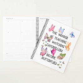 Motivatie vlinderplanner voor leerkrachten planner