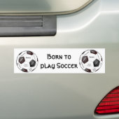 Motivatie voetbal, sportwoorden bumpersticker (Op auto)