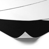 Motivatie Volleyball Print 007 zwart-wit (Hoek)