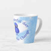 Motivatie voor bluebird latte mok (Rechterhoek)
