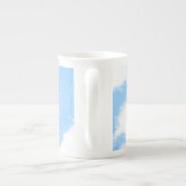 Motivatie voor bluebird porselein kop (Achterkant)