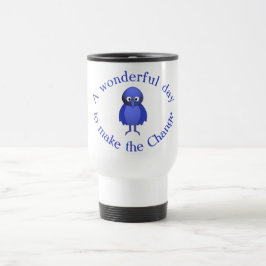 Motivatie voor bluebird reisbeker