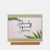 Motivatie voor Bold Acryl Bord (Voorkant)