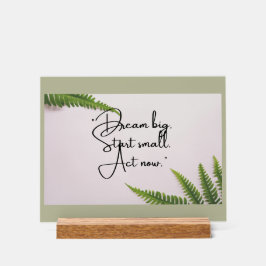 Motivatie voor Bold Acryl Bord