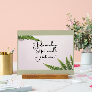 Motivatie voor Bold Acryl Bord