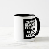 Motivatie voor brandweerlieden Vaderdag cadeau voo Mok (Voorkant rechts)