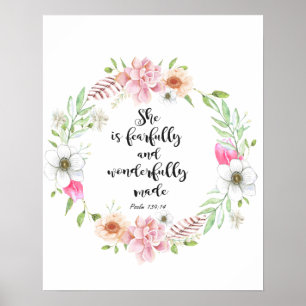 motivatie voor haar , ze is bang en geweldig poster