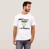 Motivatie voor Ingenieurs: Hoop is de Enige Keuze T-shirt (Voorkant volledig)