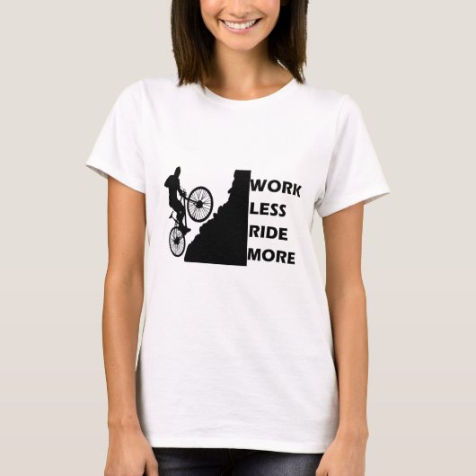 Motivatie voor Mountainbiken - Grappige Wielercita T-shirt (Voorkant)