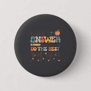 Motivatie voor staatsexamendag Ik kan dat niet bea Ronde Button 5,7 Cm