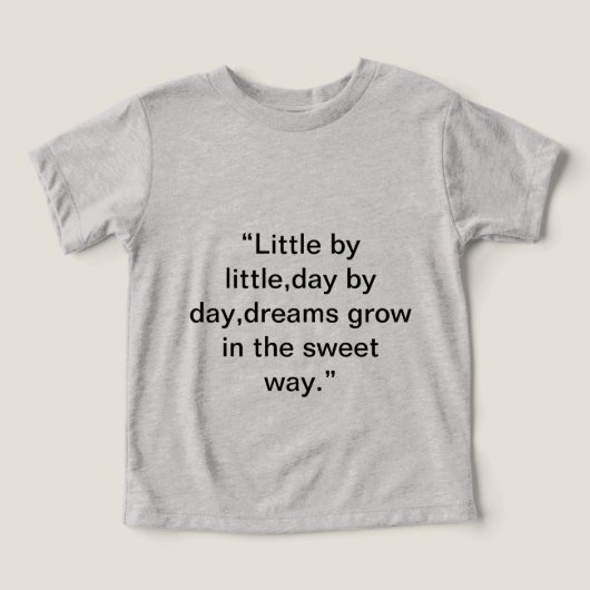 Motivatie voor Tiny Tots (Design voorkant)