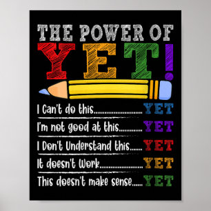 Motivatie voor vrouwen met een groeimindset voor l poster