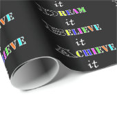 Motivatie voorstellingen en geloof cadeaupapier (Rol Hoek)