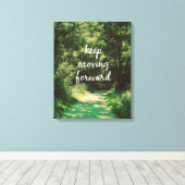 Motivatie Vooruit blijven prijsopgave Canvas Afdruk (Insitu (Houten vloer))