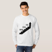 Motivatie vooruitgang - Empower, Elevate, Excel T-shirt (Voorkant volledig)