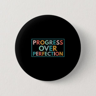 Motivatie vooruitgang op het gebied van perfectie ronde button 5,7 cm