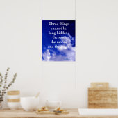 Motivatie Waarheidstoets door Boeddha Poster (Keuken)