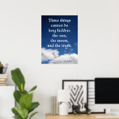 Motivatie Waarheidstoets door Boeddha Poster (Thuiskantoor)